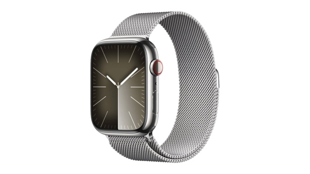 Watch Series 9 45mm, Silver Stainless Steel, Milanese Loop