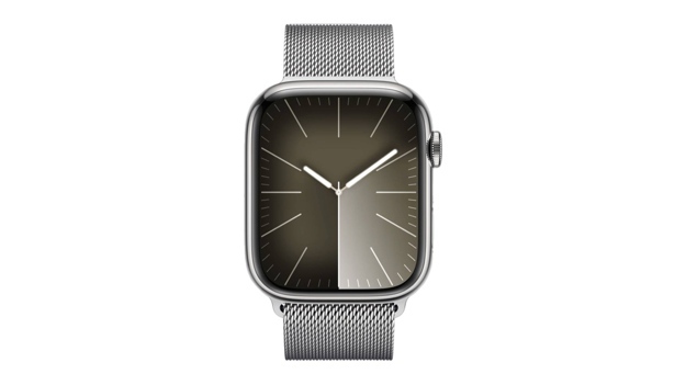 Watch Series 9 45mm, Silver Stainless Steel, Milanese Loop